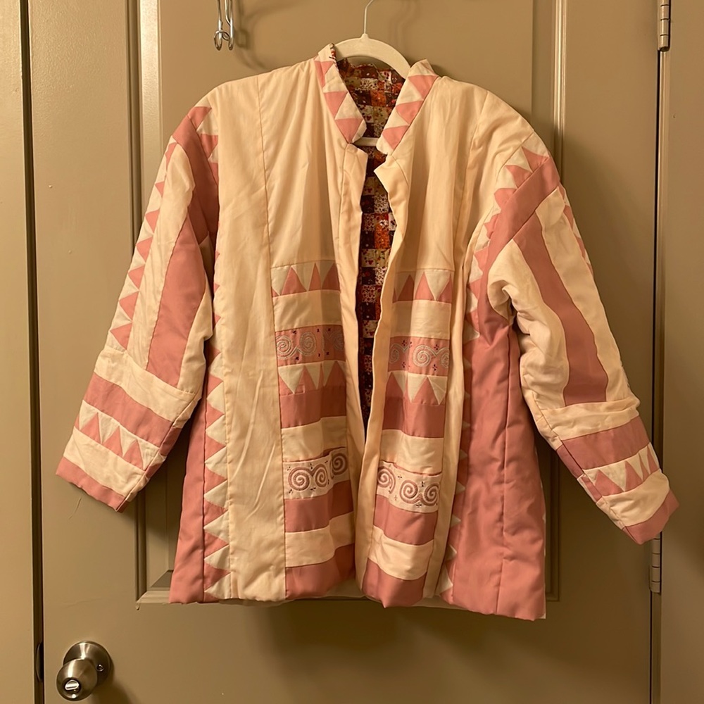 Vintage Reversible Pattern 90s Patchwork Jacket - Picture 3 of 12